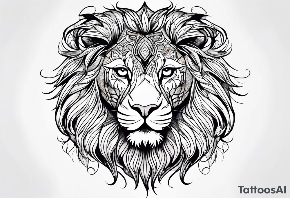 Leo tattoo idea