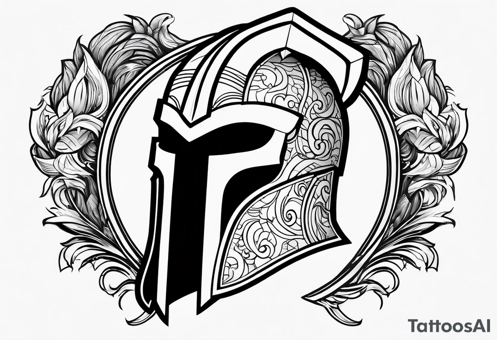 “If you’re going thru hell keep going” wrapped around a spartan helmet. tattoo idea “If you’re going thru hell keep going” wrapped around a spartan helmet. tattoo idea