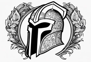 “If you’re going thru hell keep going” wrapped around a spartan helmet. tattoo idea