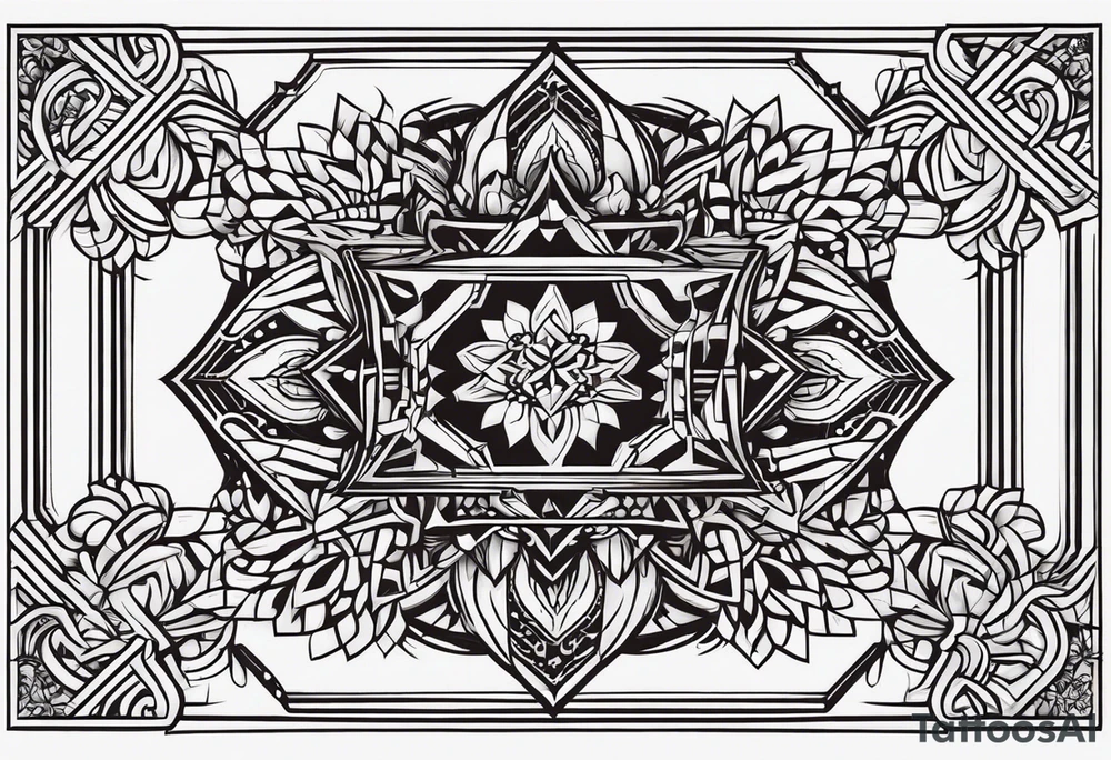 The crossed-out inscription: “Надежды нет» tattoo idea