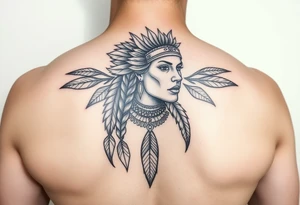 anishinaabe woman tattoo idea