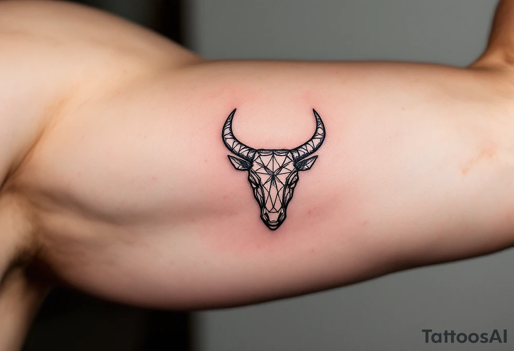 With a glint of steel and chestnut tones, the Taurus star constellation anchors the spring sky. tattoo idea