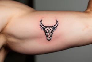 With a glint of steel and chestnut tones, the Taurus star constellation anchors the spring sky. tattoo idea