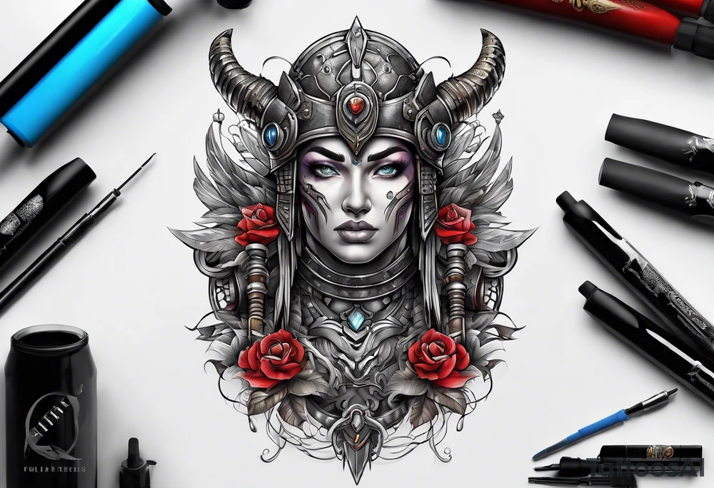 Warrior tattoo idea