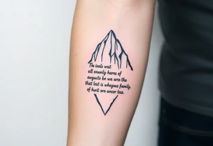 Iceberg, invictus poem, family tattoo idea