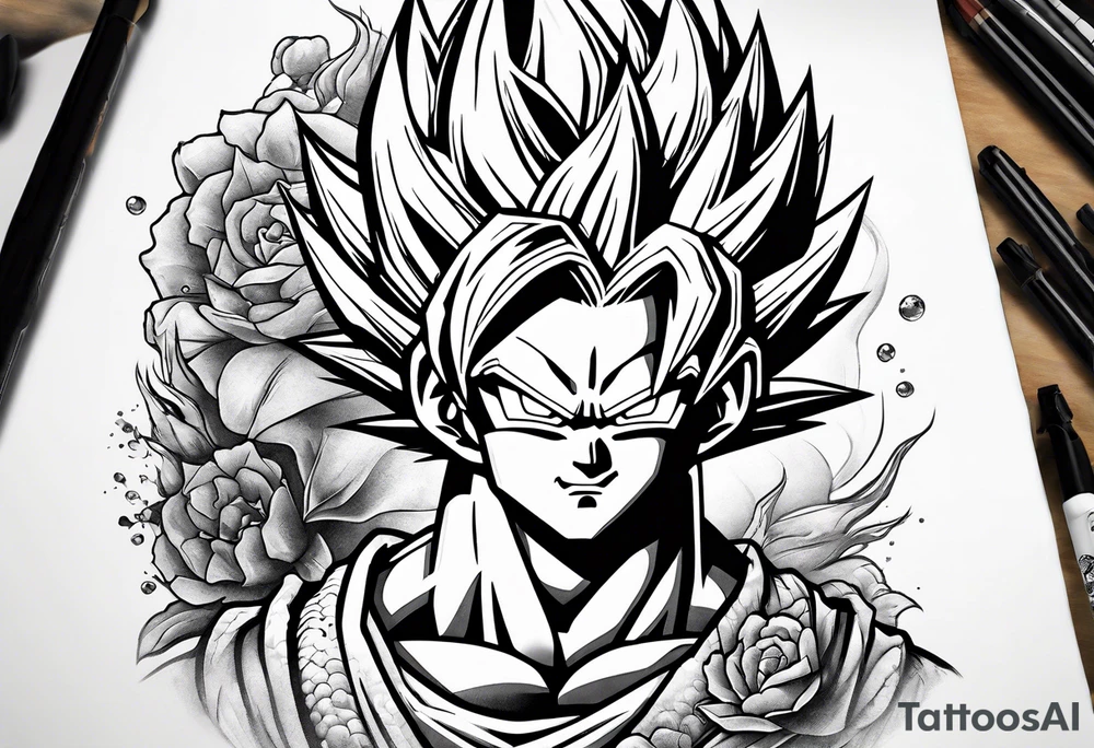 dragonball z tattoo idea