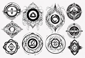 simple infinity loop tattoo idea