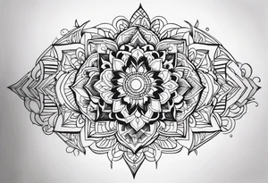 Скелет tattoo idea