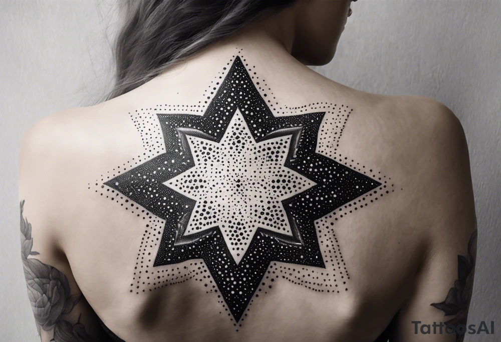 A star in the sky tattoo idea