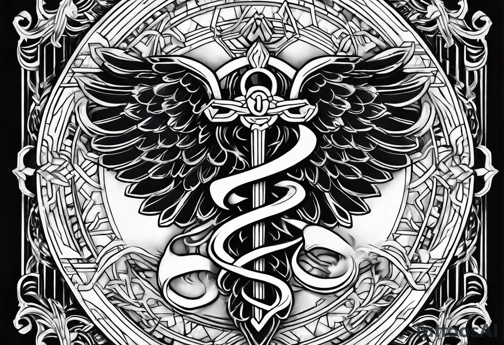 caduceus tattoo idea