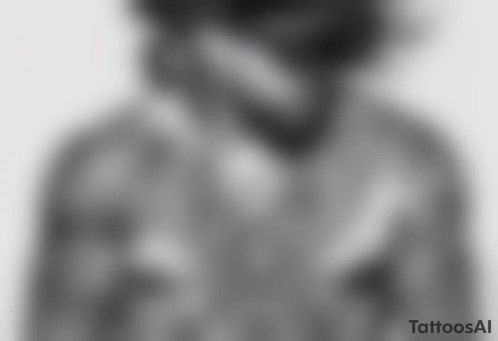 create the tattoo that andrew tate has on his chest tattoo idea