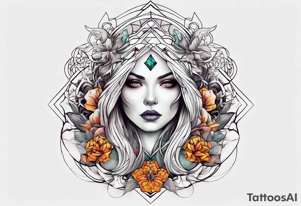 The ghost of being tattoo idea