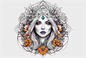 The ghost of being tattoo idea