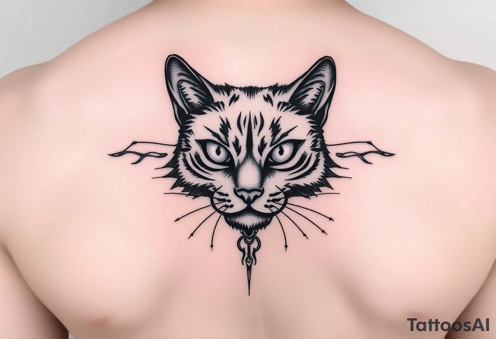 Black Cat tattoo idea