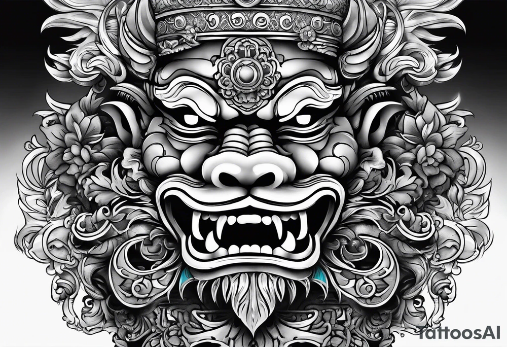 Balanise Barong tattoo idea