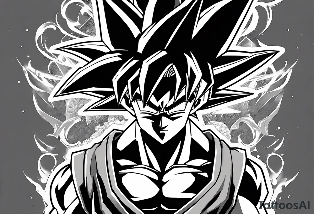 Goku z gohanem tattoo idea