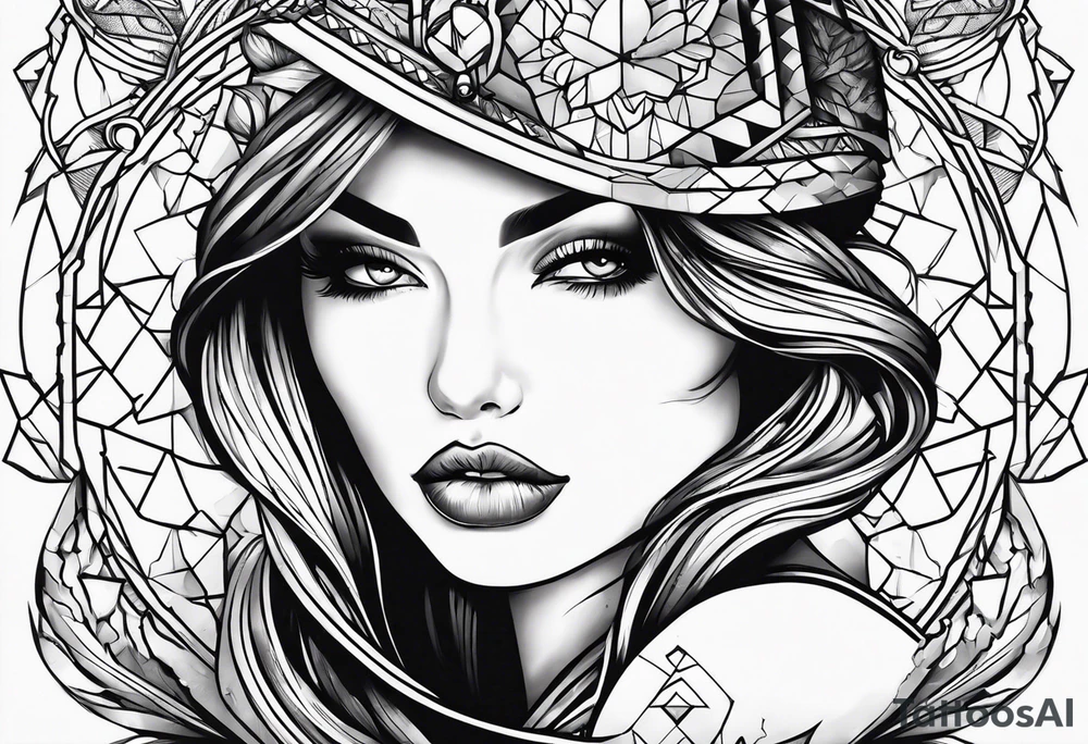 Skin ripping tattoo idea