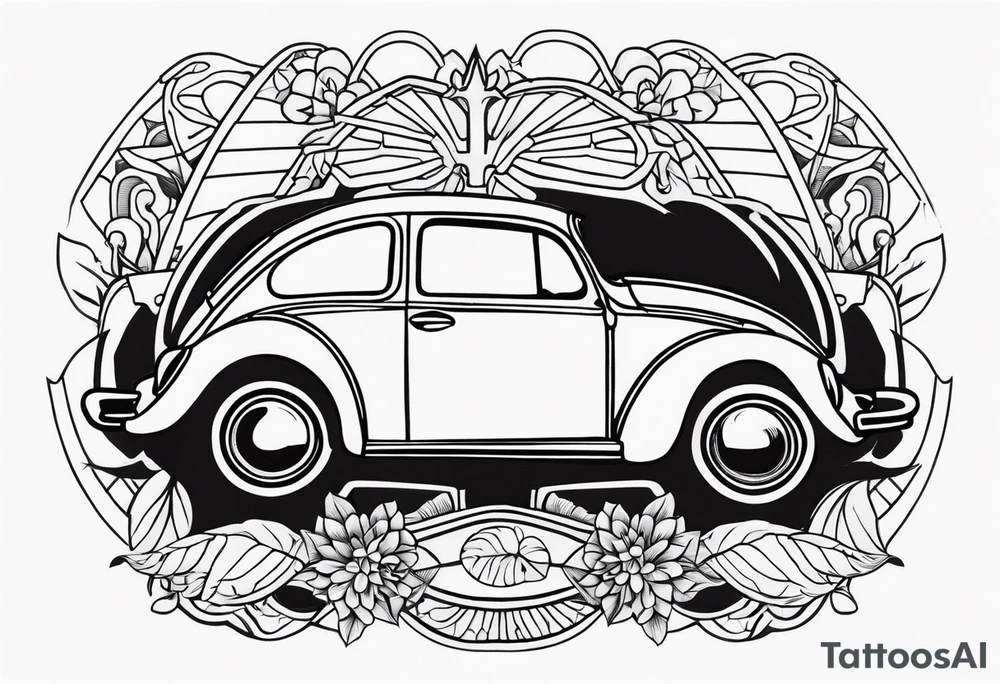 beetle old school tattoo tattoo idea