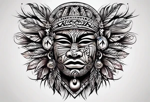 🇵🇷  🇻🇮  🇹🇹 taino tribal art tattoo idea
