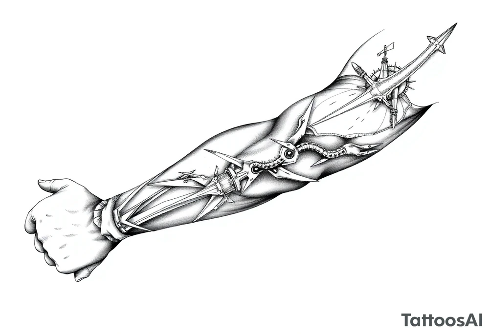 Queen Anne's Revenge tattoo idea