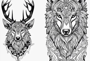 Nordic hunter tattoo idea