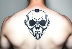 Jason & scream mask tattoo idea