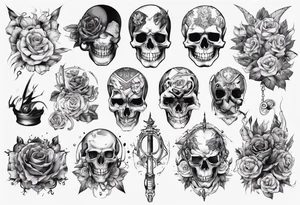 Manga que incluya instrumentos de tatuaje tattoo idea