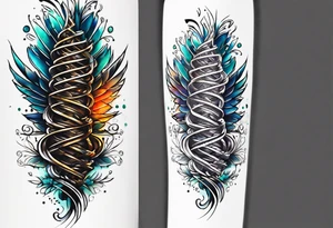 Spine not wired right tattoo idea