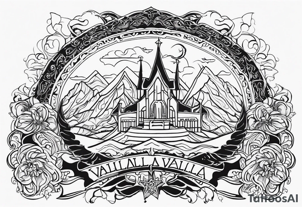 Valhalla prayer tattoo idea