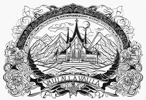 Valhalla prayer tattoo idea