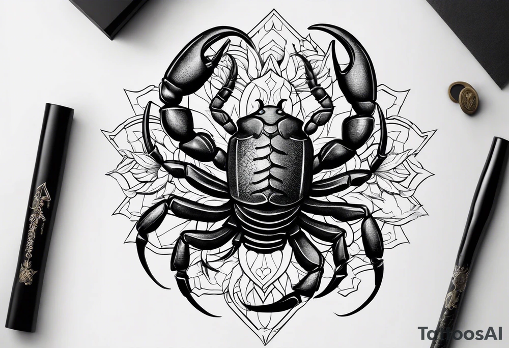 Scorpion tattoo idea