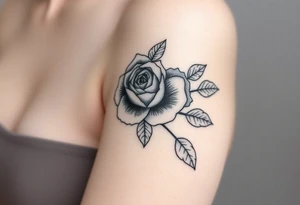rose and mum tattoo tattoo idea
