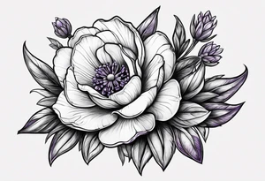 lavender tattoo idea