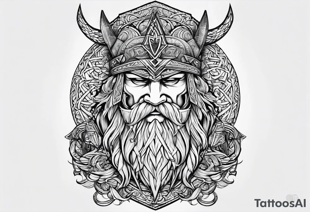 Norse rope tattoo idea