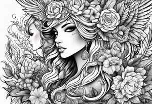 Unbreakable bond, family of five tattoo idea
