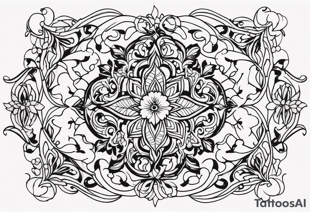 Long Vines tattoo idea