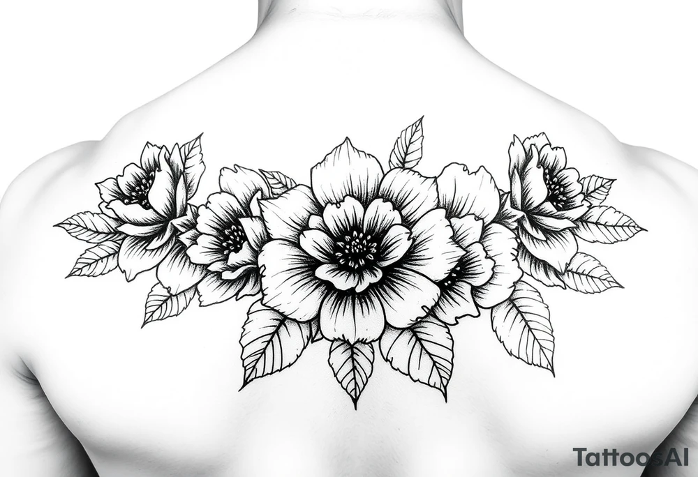 flowers tattoo idea