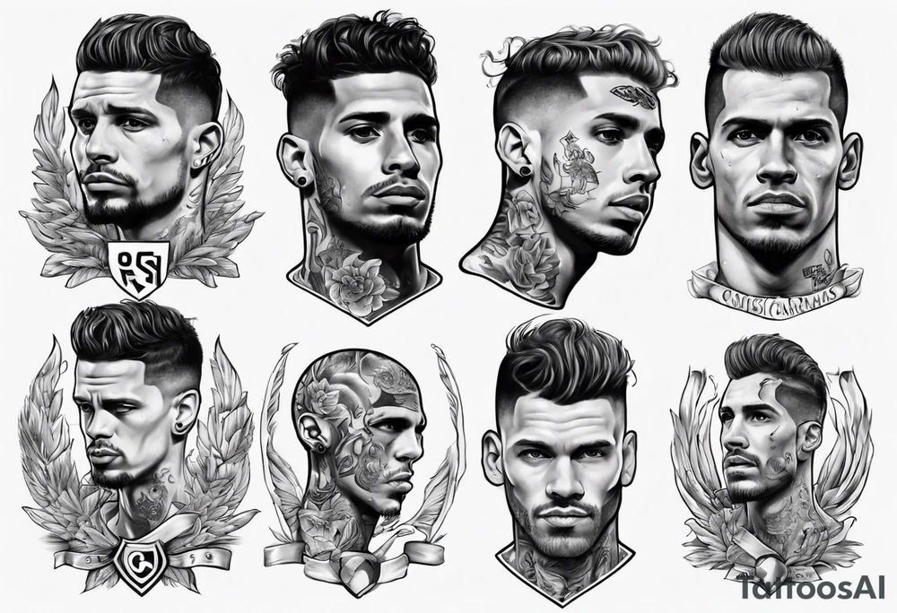Corinthians player Cássio Ramos tattoo idea