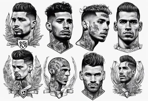 Corinthians player Cássio Ramos tattoo idea