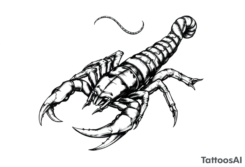 Scorpion Japanese style tattoo idea