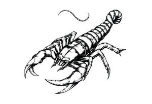 Scorpion Japanese style tattoo idea