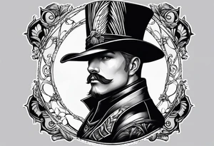 Ravenmaster Hat tattoo idea
