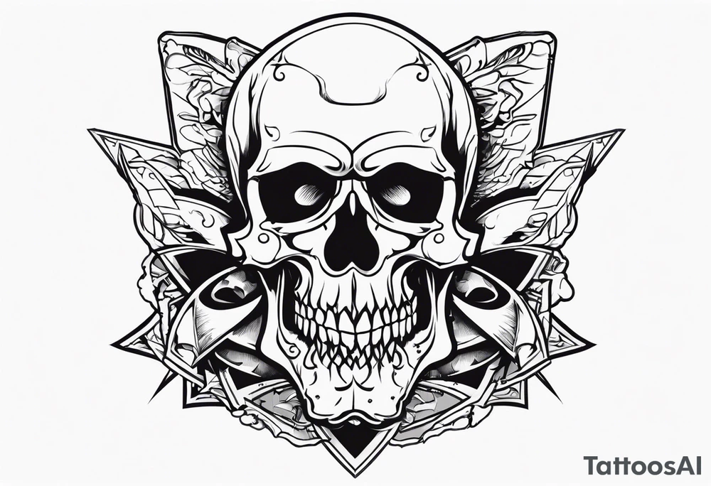 James hetfield skull tattoo idea