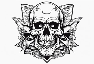 James hetfield skull tattoo idea