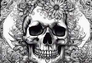 Life and death in opposite environments I don’t want skulls tattoo idea