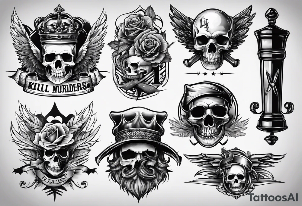 murderers kill kit tattoo idea