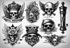 murderers kill kit tattoo idea