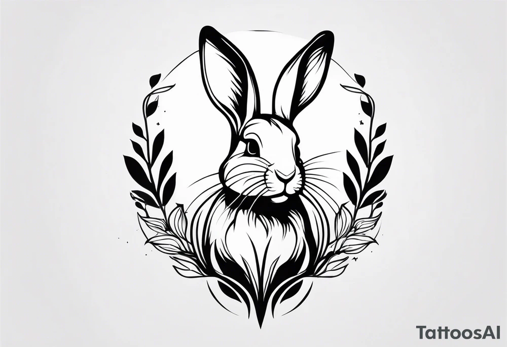 Rabbit tattoo idea
