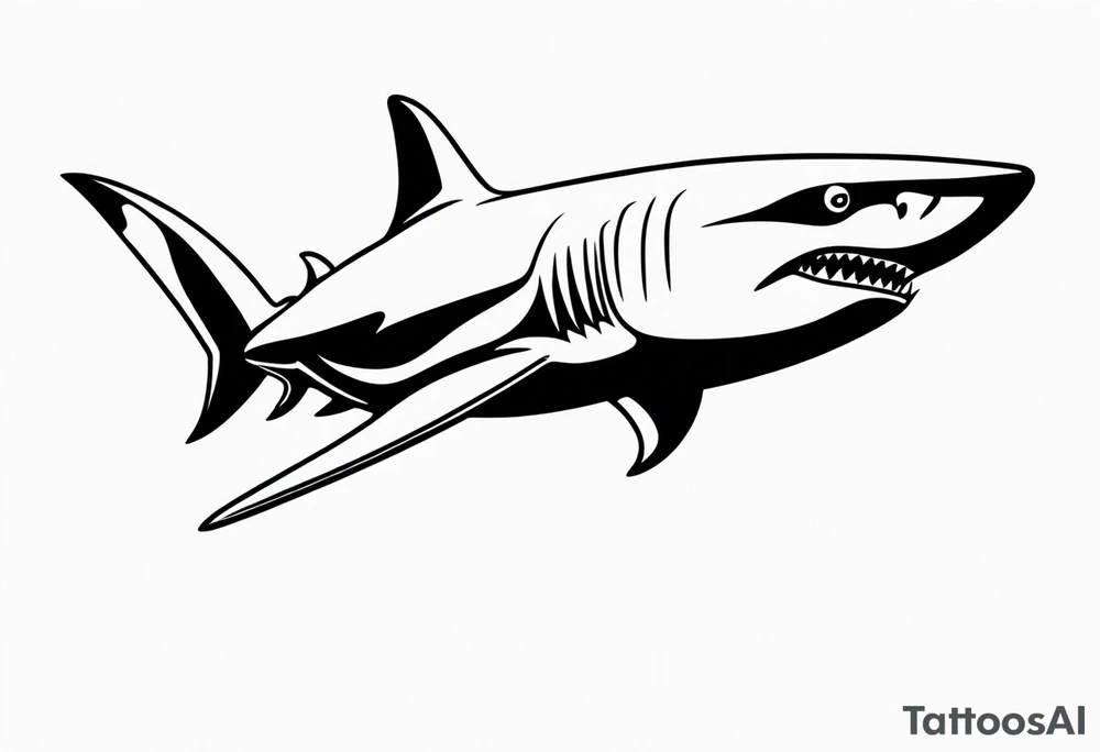 Shark tattoo idea