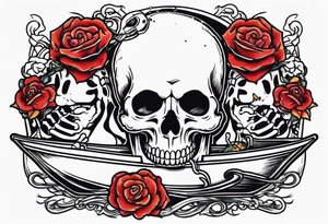 loose lips sink ships skskeletons and death tattoo idea